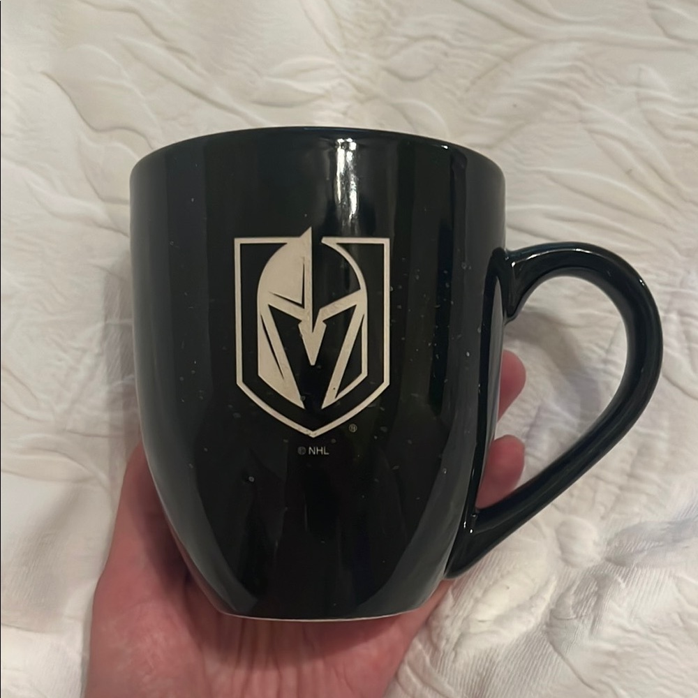 Brand New NHL VGK Black Mug with Bold Logo